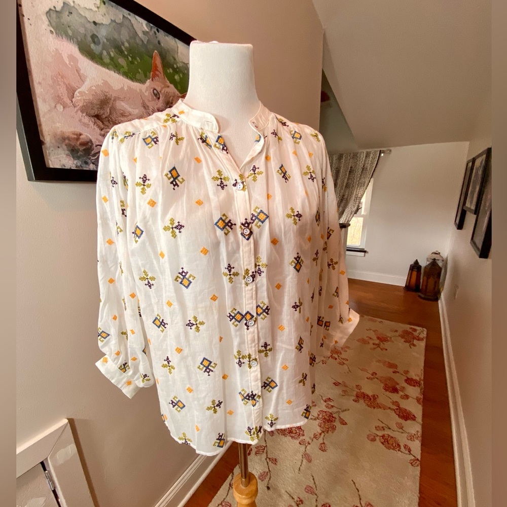Anthropologie Lisabetta blouse